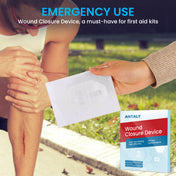 Antaly Emergency Wound Closure Strips Kit – No-Stitch Butterfly Bandages for Fast, Scar-Free Healing | 1 Strip 4-Pack